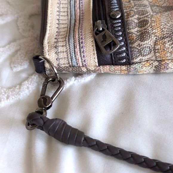 Sakroots Mini Campus One World Brown Faux Leather Convertible Straps/ Cr… - Picture 4 of 14